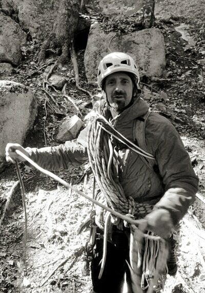 Joe Consavage - New Hampshire climbing, skiing, and mountaineering guide.